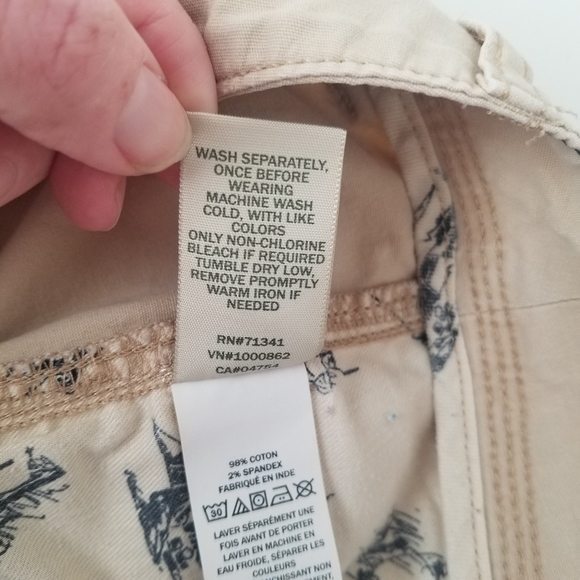 L.L. Bean Favorite Fit Stretch Comfort Khaki Pants Straight Leg Size 14 - Picture 8 of 13